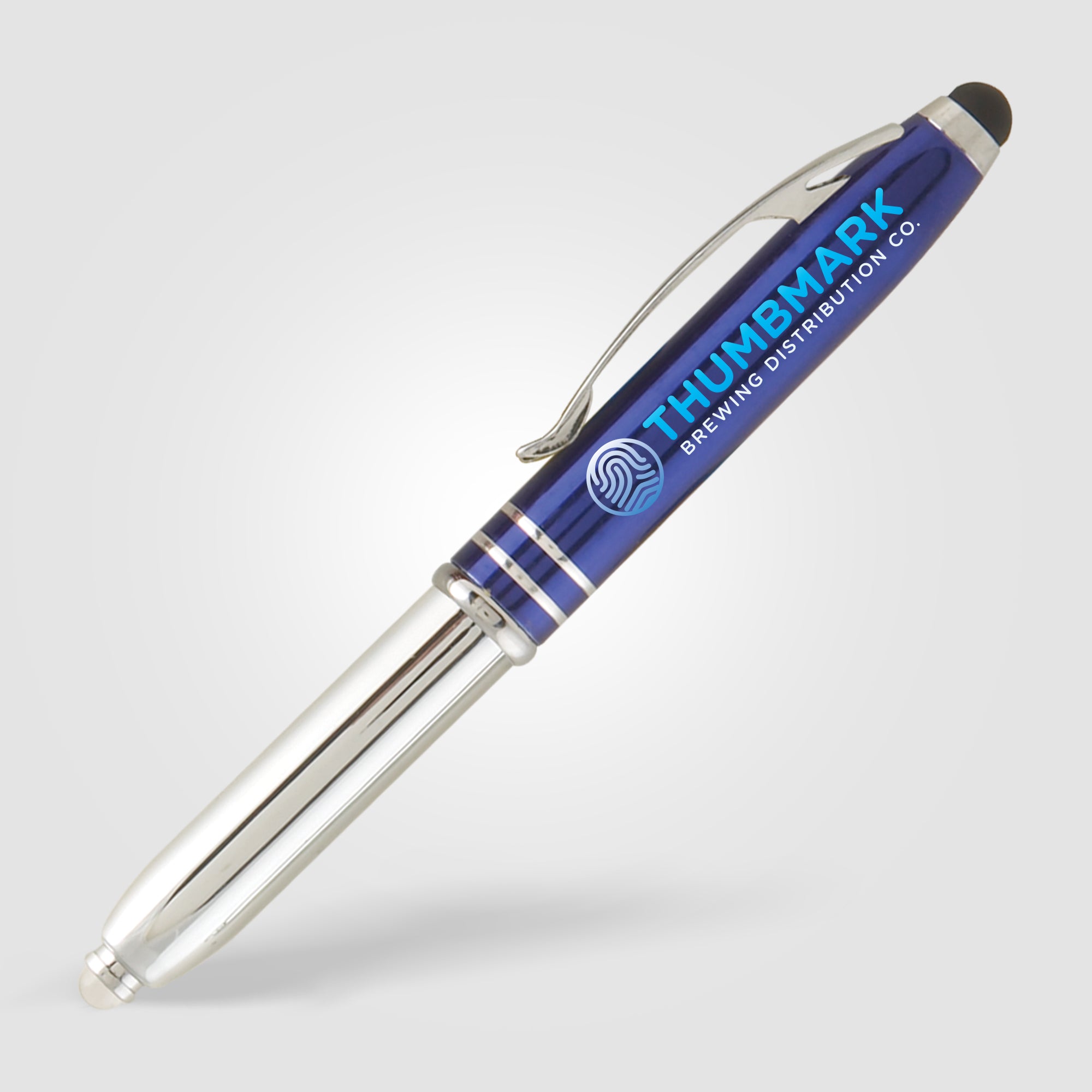Vivano Duo w/LED Light & Stylus - ColorJet - Full-Color Metal Pen-zoom-5
