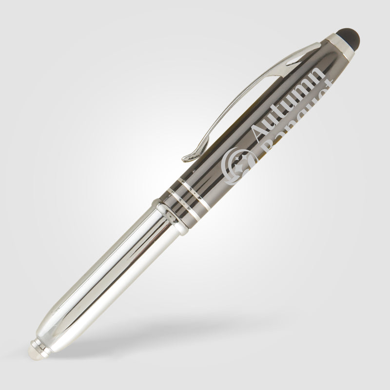 Vivano Duo w/LED Light & Stylus - LaserMax - Metal Pen-zoom-