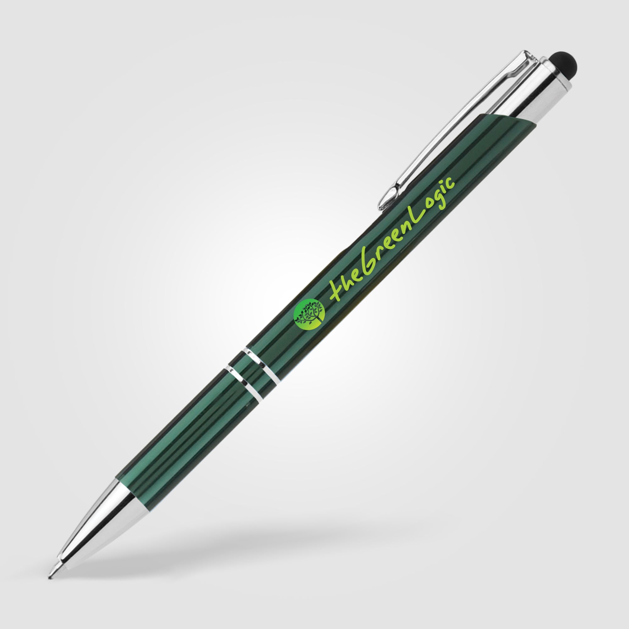 Tres-Chic w/Stylus - ColorJet - Full Color Metal Pen-zoom-5