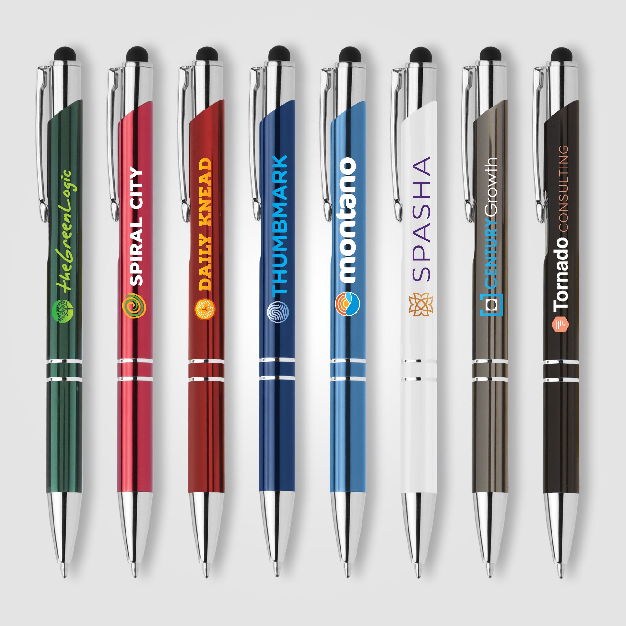 Image of the Tres-Chic w/Stylus - ColorJet - Full Color Metal Pen promotional product, SKU LWJ-C.