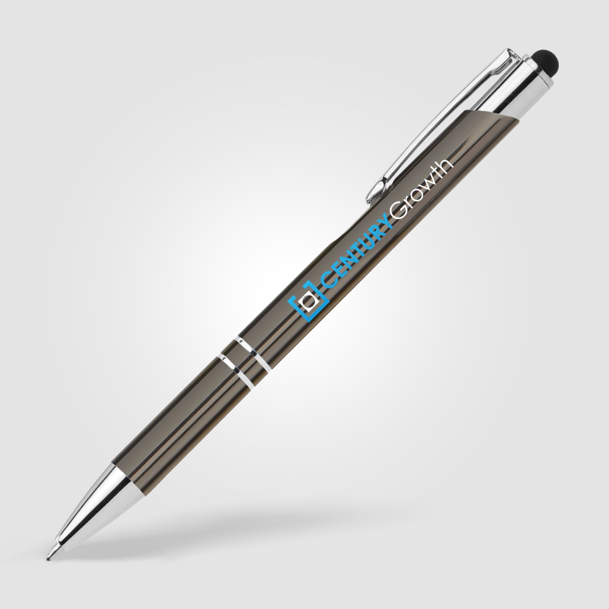 Tres-Chic w/Stylus - ColorJet - Full Color Metal Pen-3