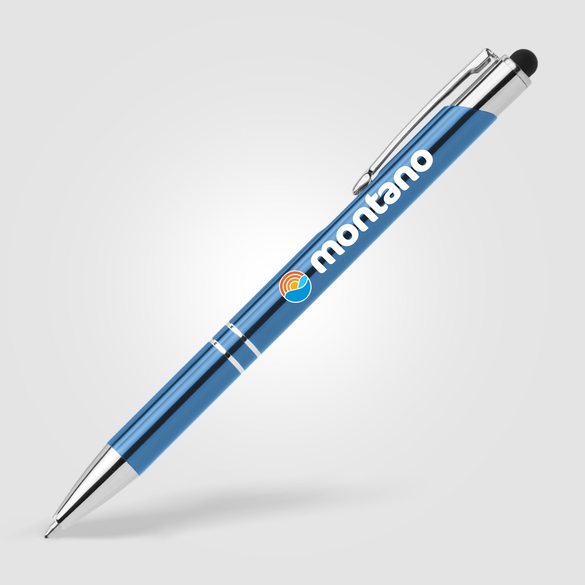 Tres-Chic w/Stylus - ColorJet - Full Color Metal Pen-zoom-7