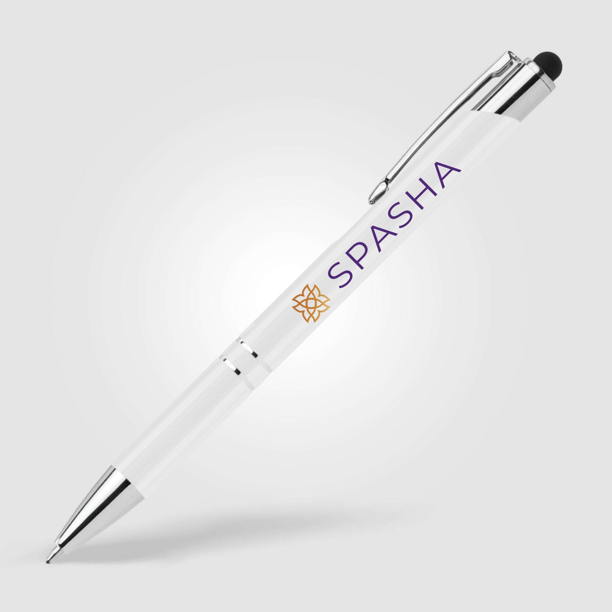 Tres-Chic w/Stylus - ColorJet - Full Color Metal Pen-9