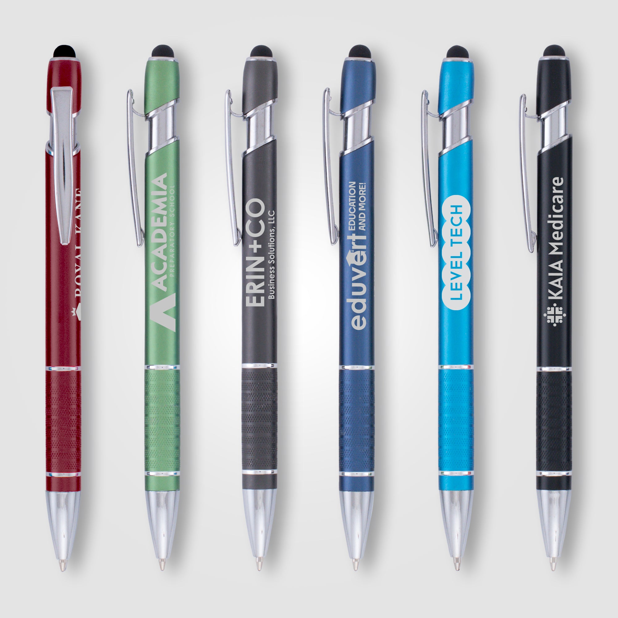 Ellipse Stylus - Laser Engraved - Metal Pen