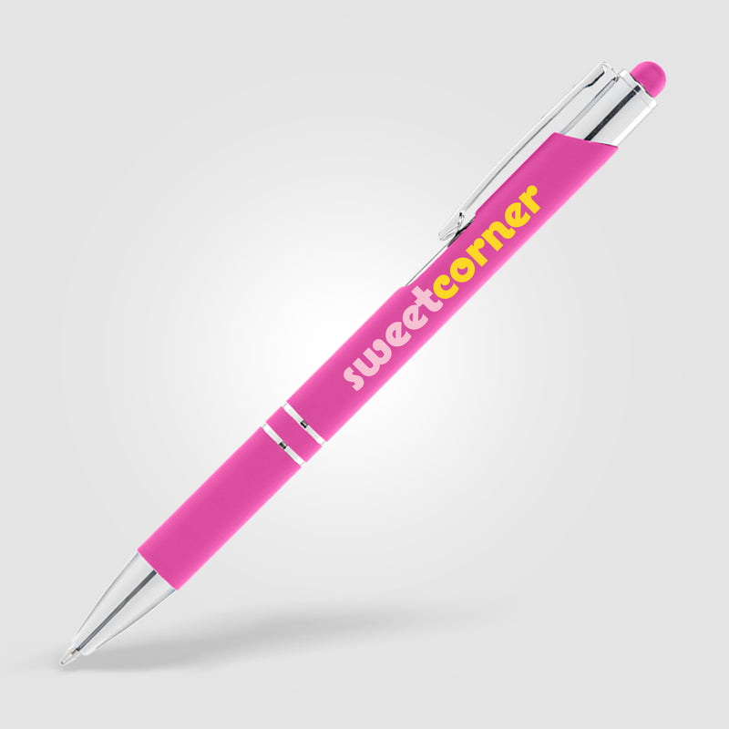 Tres-Chic Softy Pen w/ Stylus Top - ColorJet-zoom-