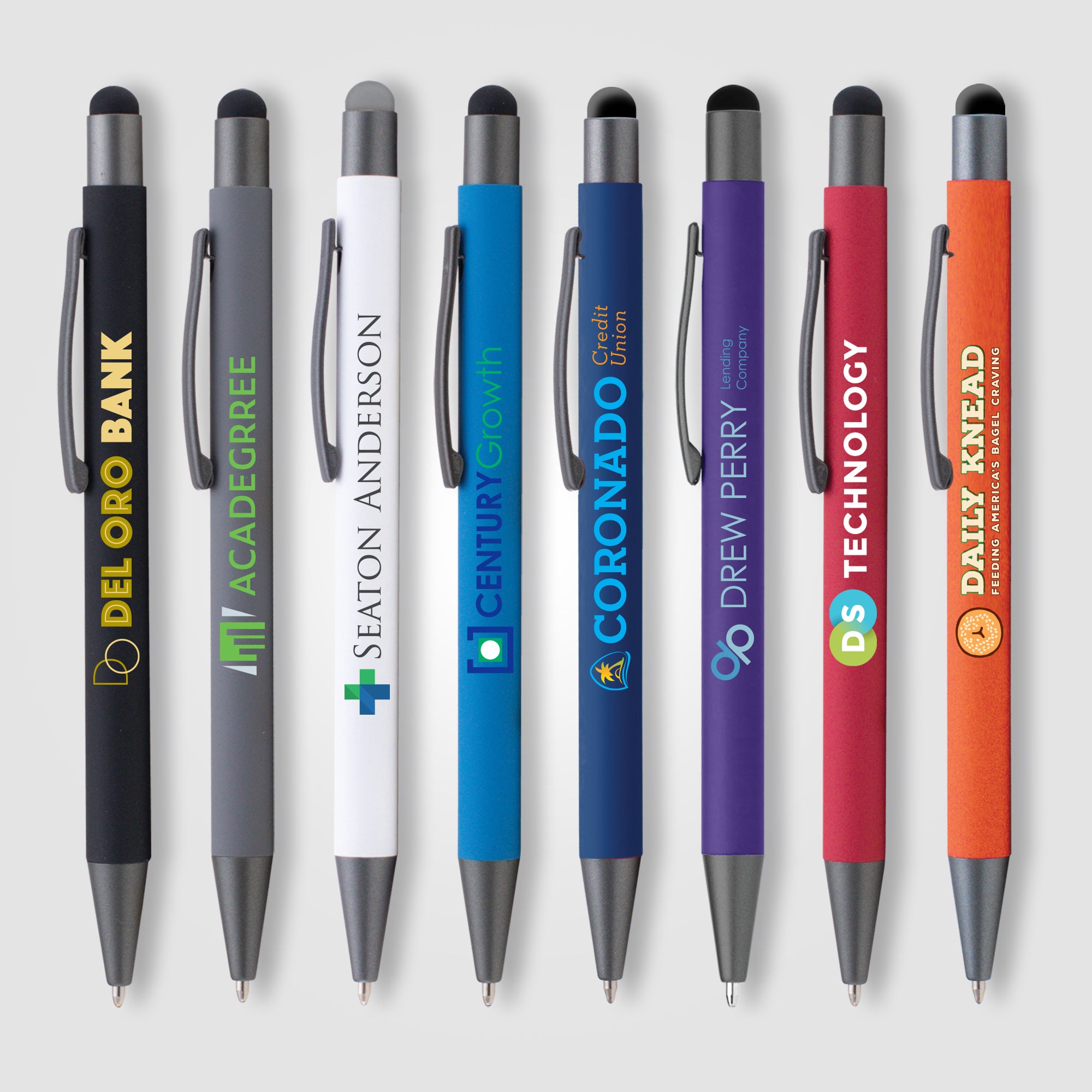 Image of the Bowie Softy w/Stylus - ColorJet - Full-Color Metal Pen promotional product, SKU MHX-C.