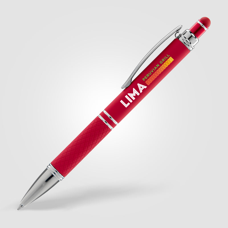 Phoenix Softy w/Stylus - ColorJet - Full Color Metal Pen-zoom-