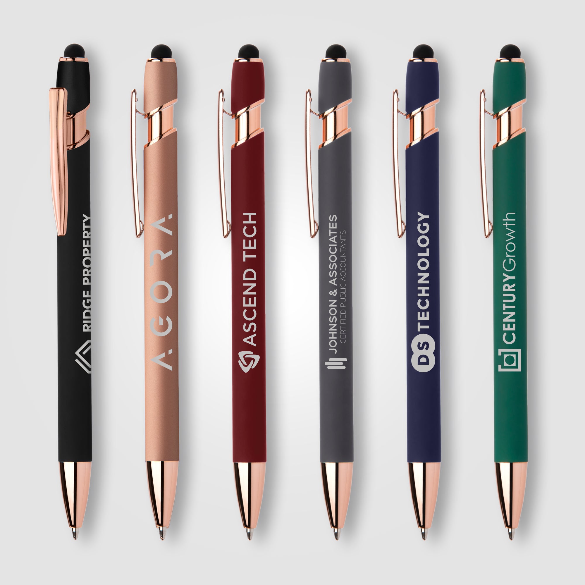 Ellipse Softy Rose Gold Classic w/ Stylus - Silver Laser