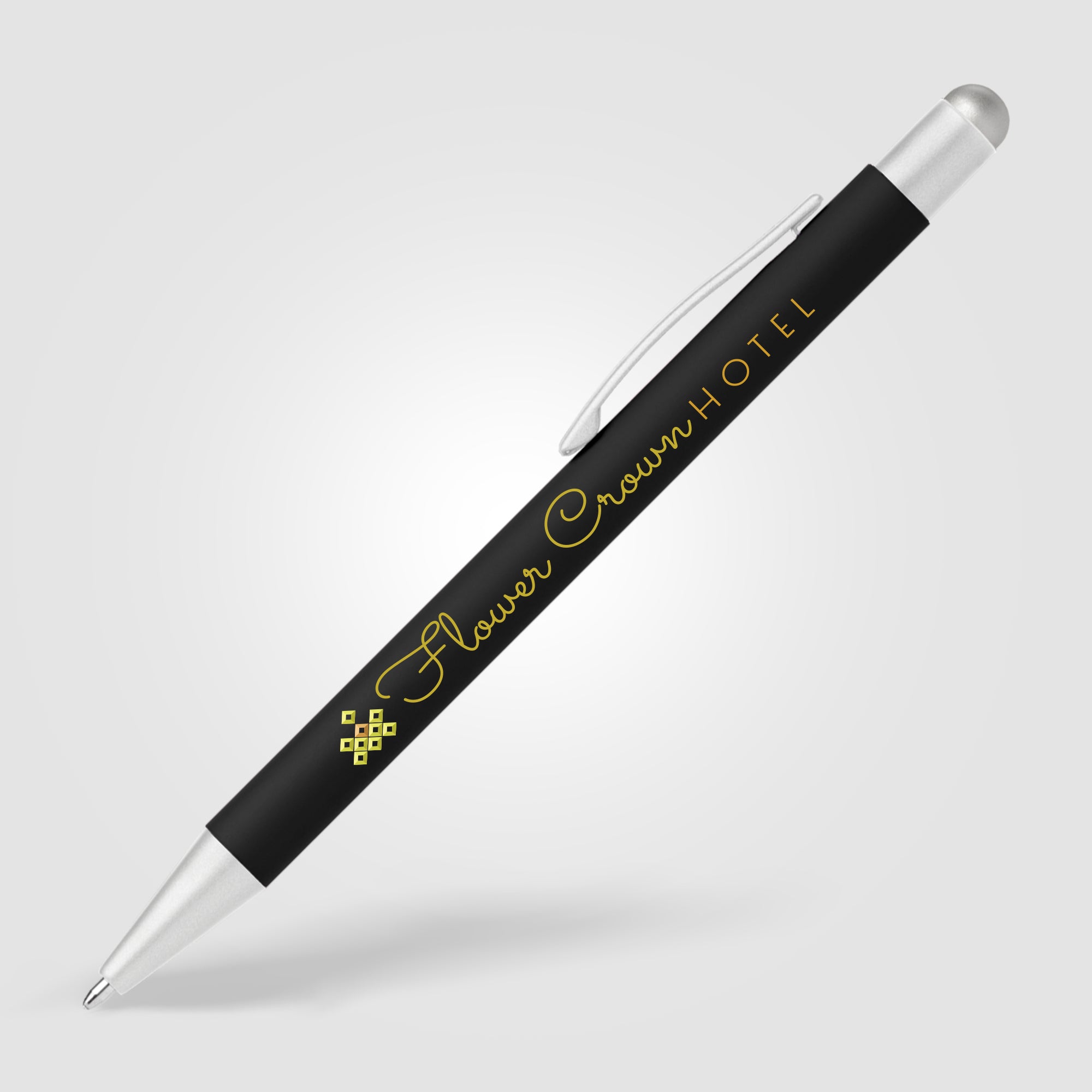 Bowie Softy Satin with Stylus - Full Color Metal Pen-zoom-7
