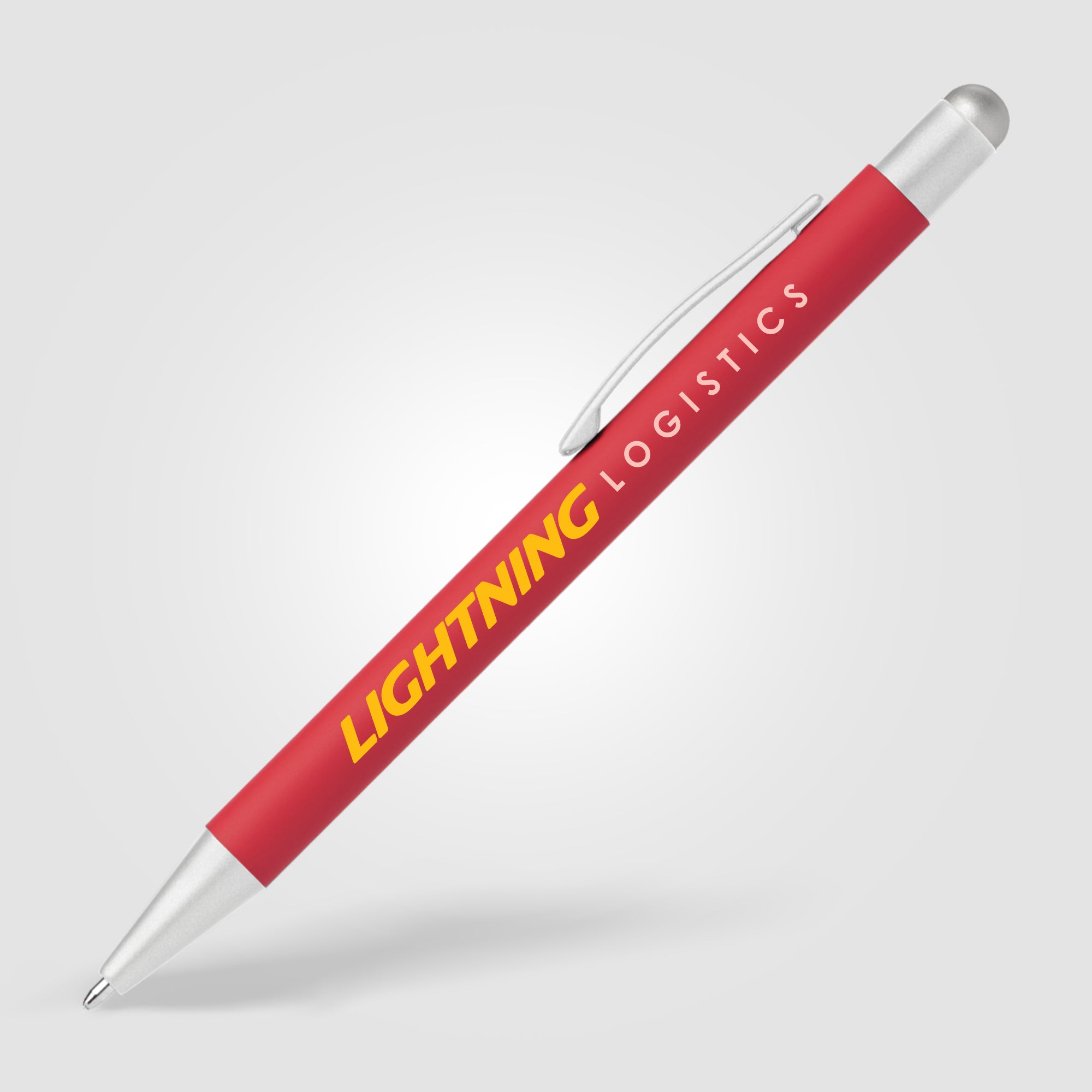 Bowie Softy Satin with Stylus - Full Color Metal Pen-zoom-3