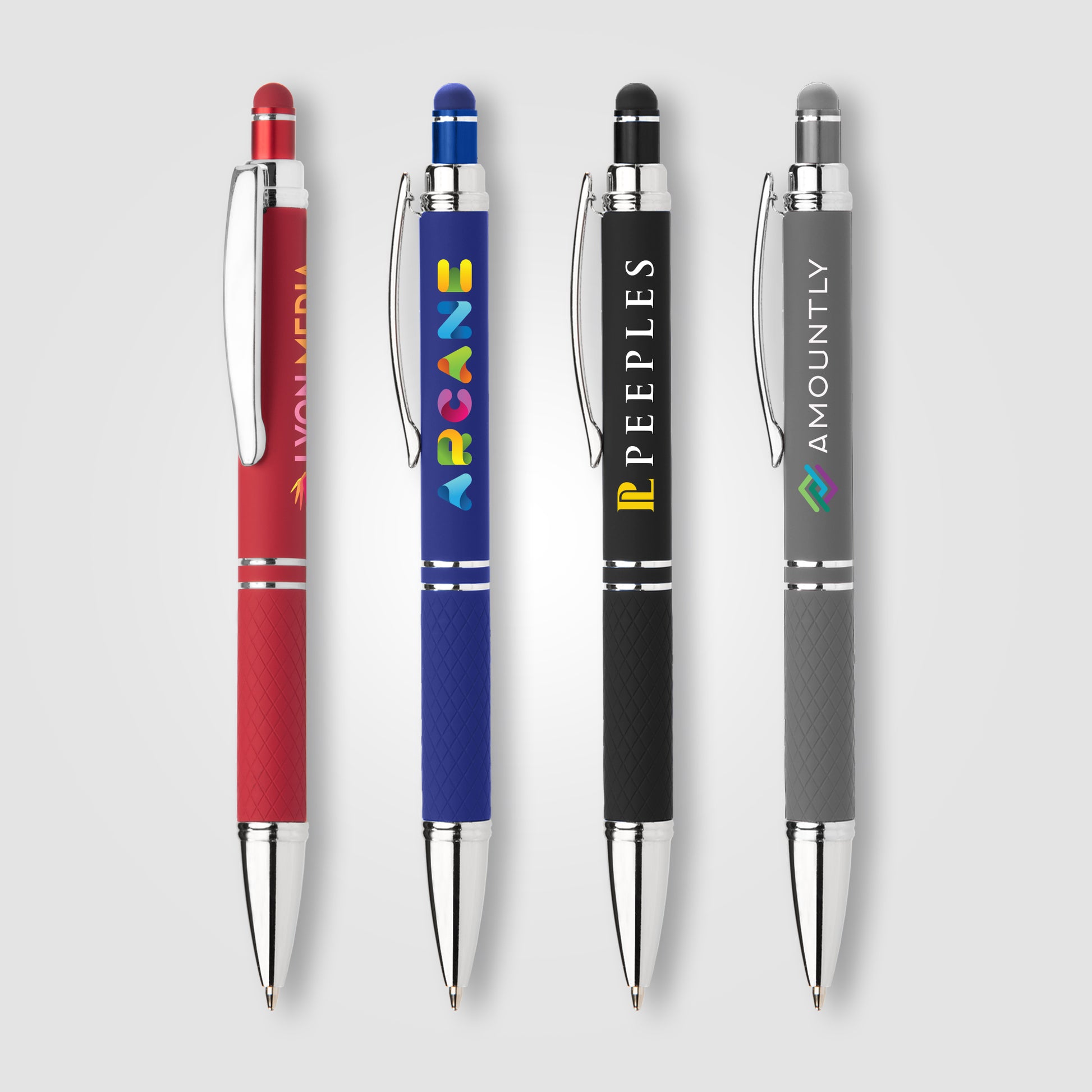 Image of the Phoenix Softy Gel Pen w/ Stylus - ColorJet promotional product, SKU MQH-C.