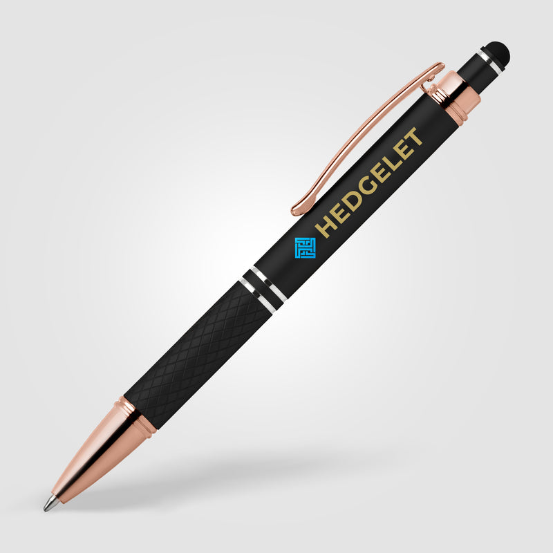 Phoenix Softy Rose Gold Classic Pen w/ Stylus - ColorJet-zoom-