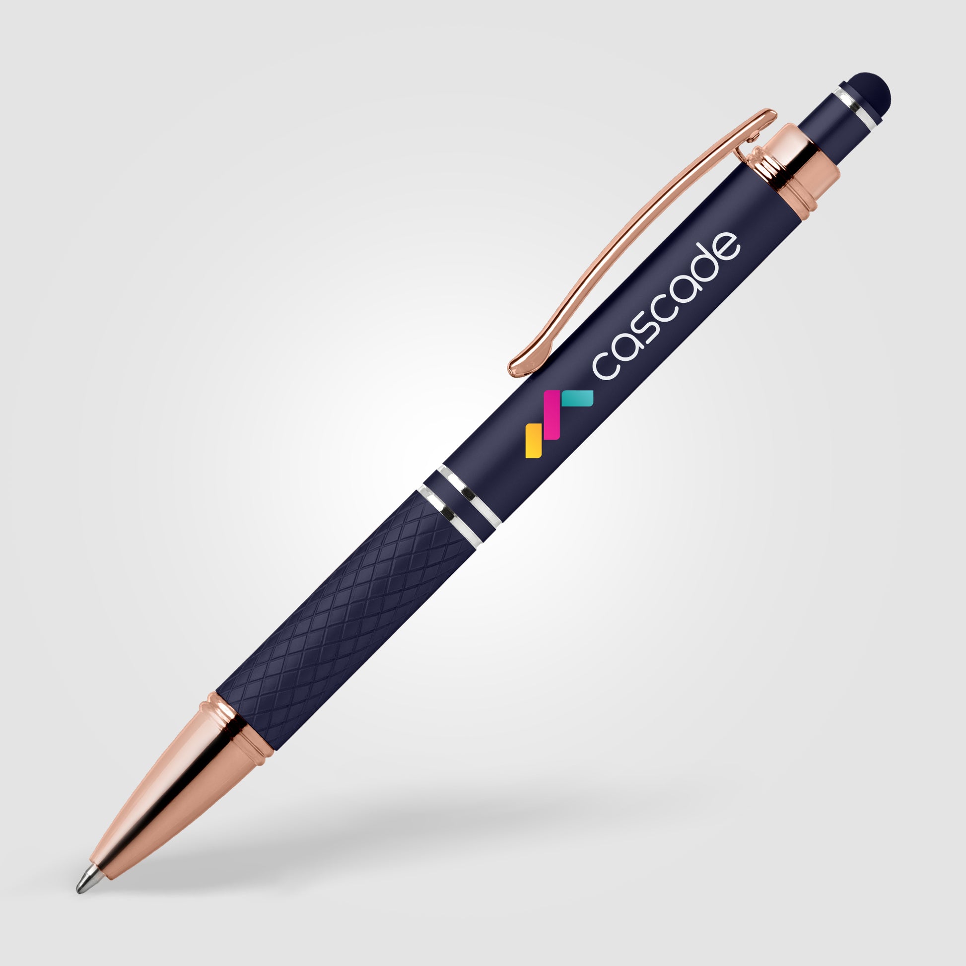 Phoenix Softy Rose Gold Classic Pen w/ Stylus - ColorJet-5