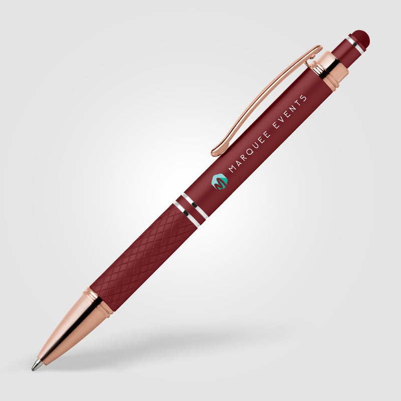 Phoenix Softy Rose Gold Classic Pen w/ Stylus - ColorJet-zoom-