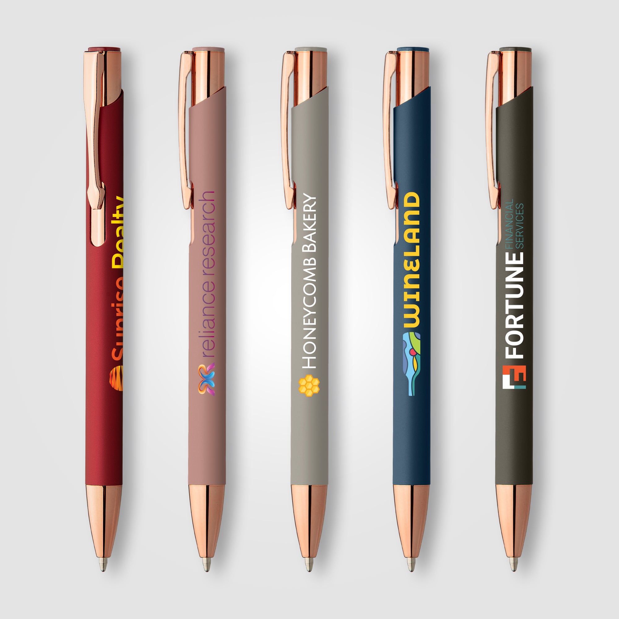 Image of the Crosby Softy Rose Gold - ColorJet promotional product, SKU MRQ-C.