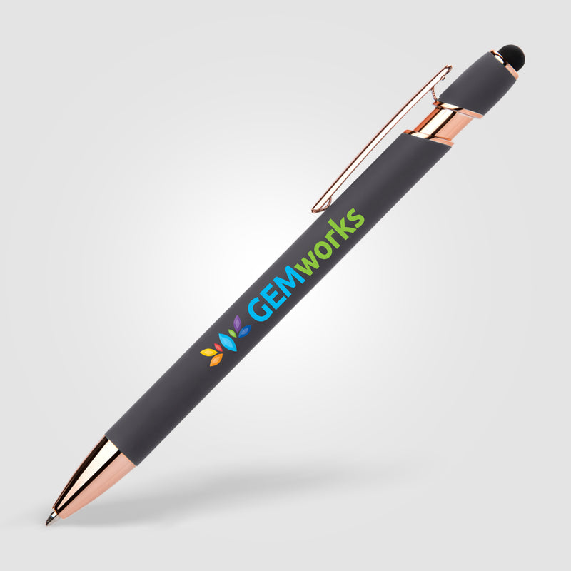 Ellipse Gel Softy Rose Gold w/Stylus - ColorJet-zoom-