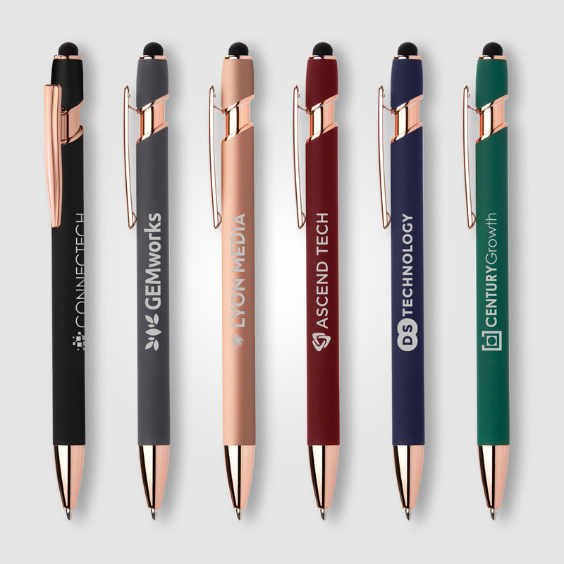 Ellipse Gel Softy Rose Gold w/Stylus - Laser-zoom-