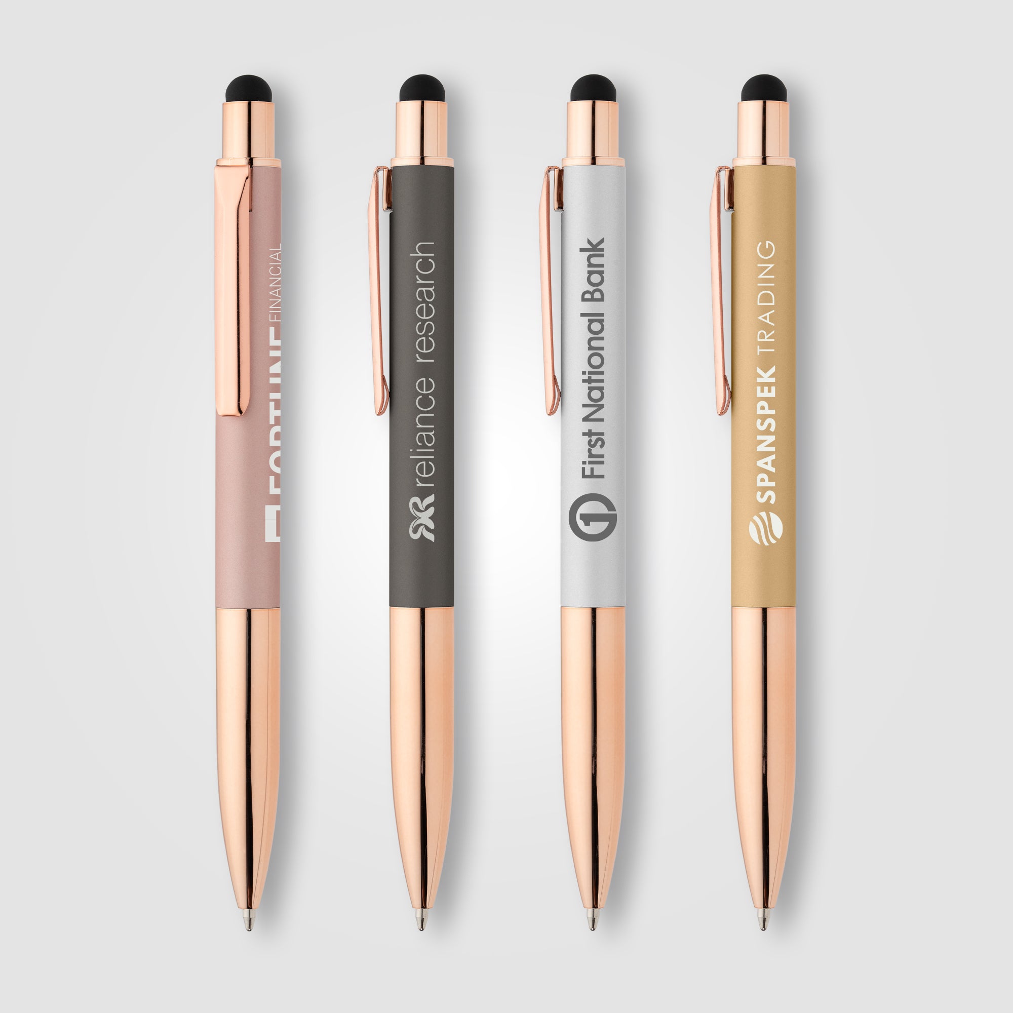 Baltic Softy Rose Gold Pen w/ Stylus-zoom-1