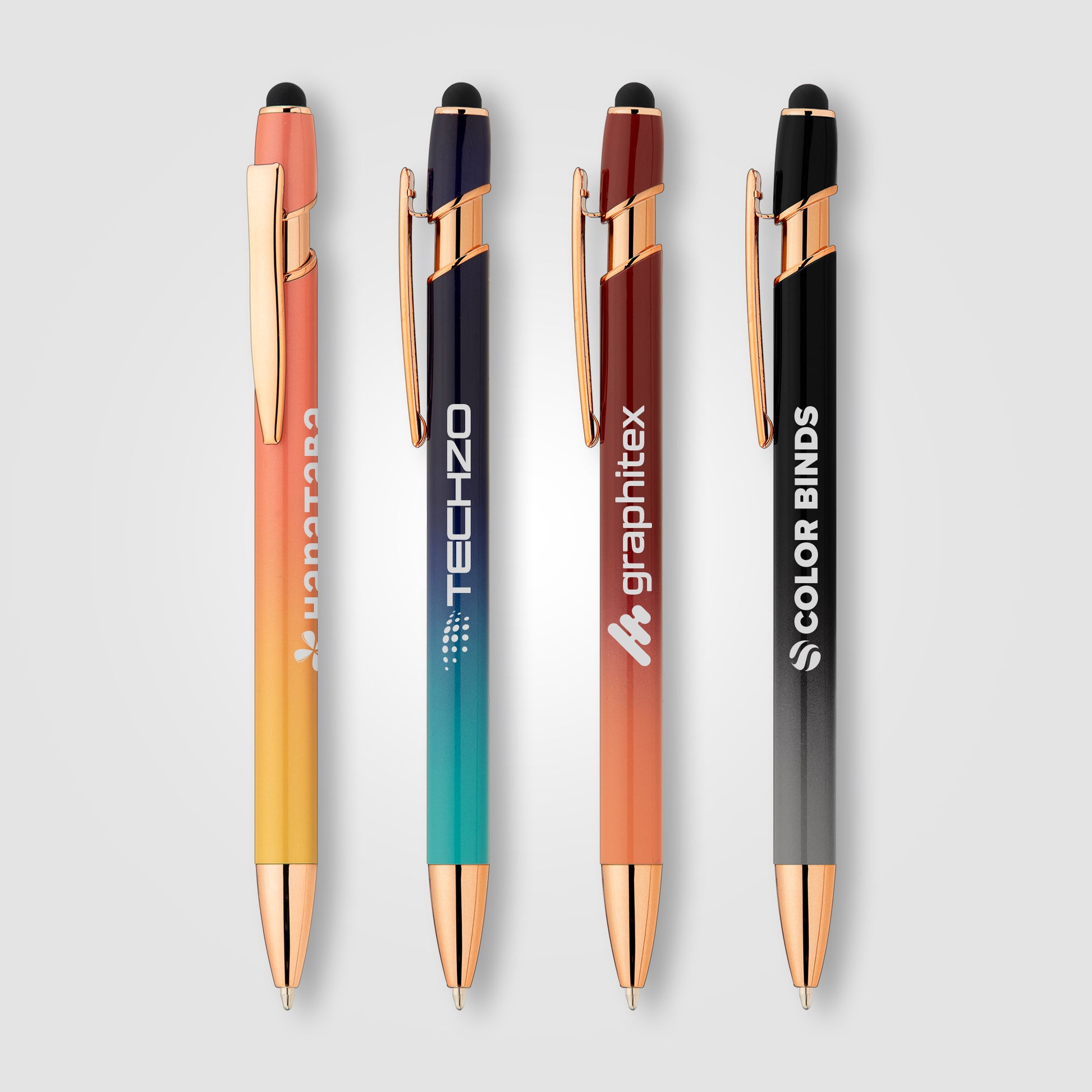 Ellipse Ombre Rose Gold Stylus Pen-1
