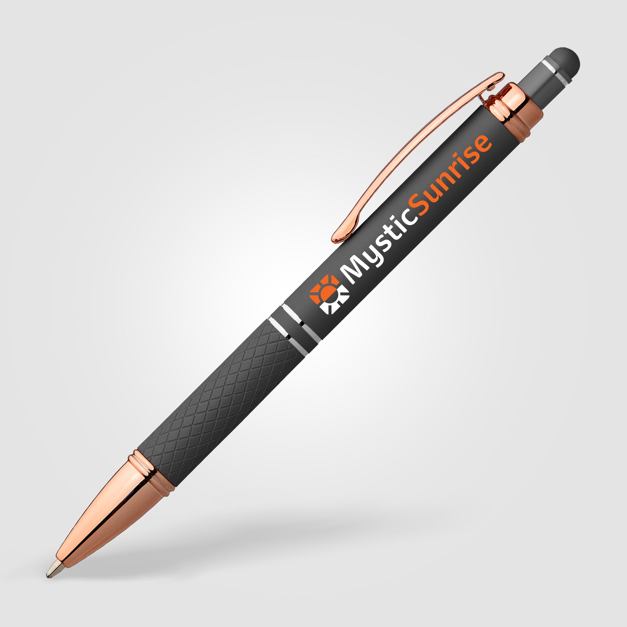 Phoenix Softy Rose Gold Gel Pen w/Stylus - ColorJet-zoom-2