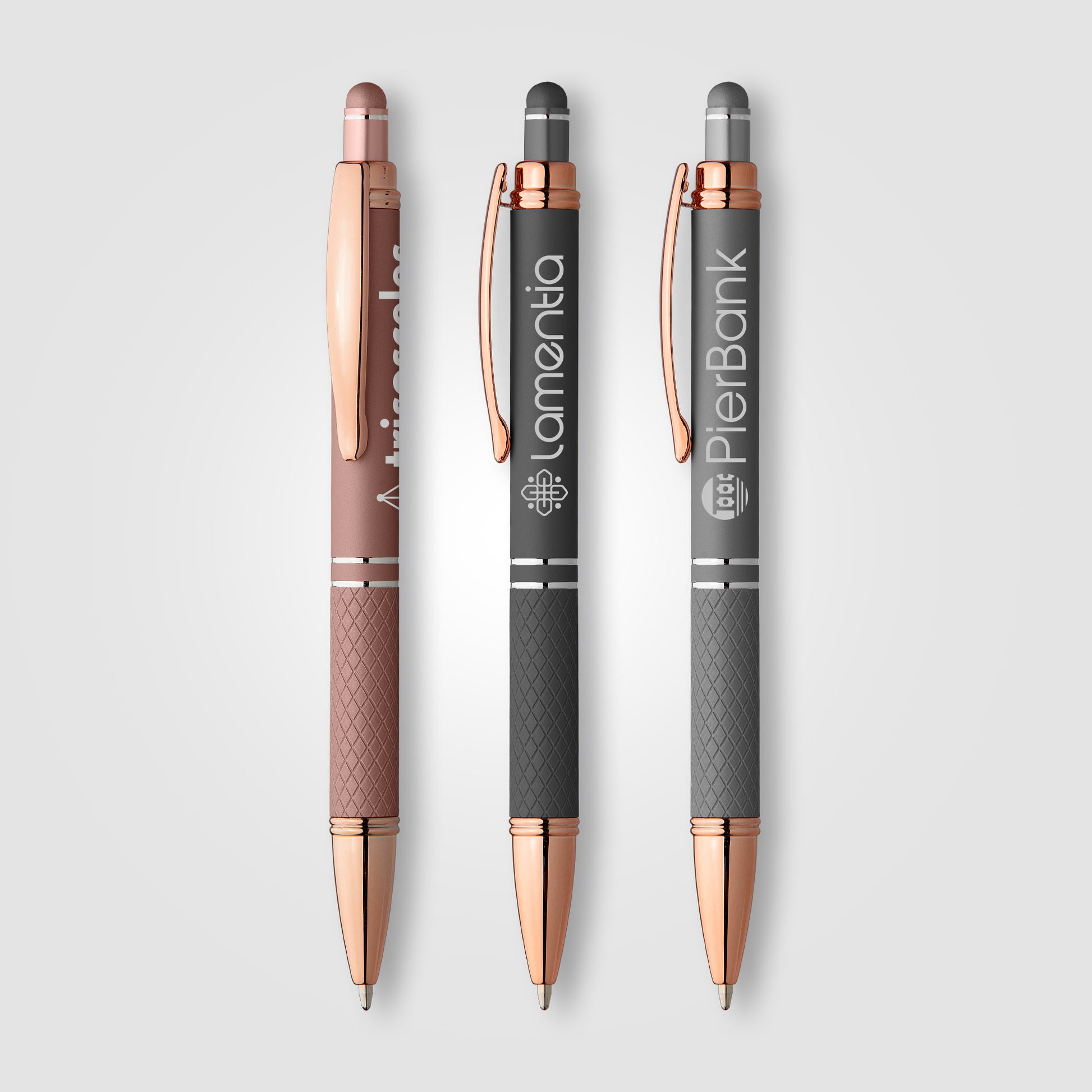 Phoenix Softy Rose Gold Gel Pen w/Stylus-1