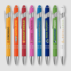 Image of the Ellipse Softy Brights Gel Pen w/Stylus - ColorJet promotional product, SKU MTM-C.