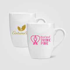 Image of the 13 oz. Ceramic Bistro Mug - White promotional product, SKU MUK.
