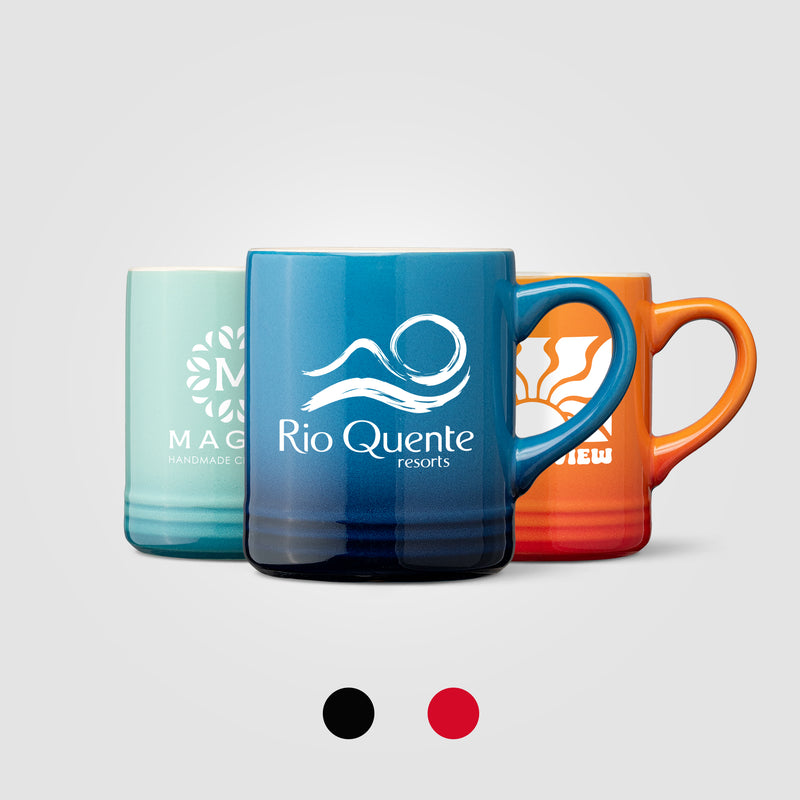 Corin Ceramic Ombre Silhouette Mug - 12oz-zoom-