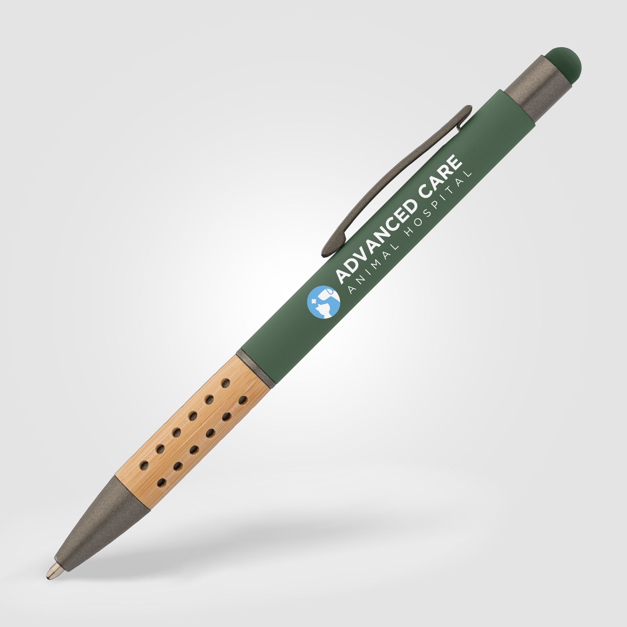 Bowie Bamboo Grip Stylus Pen - ColorJet-zoom-3