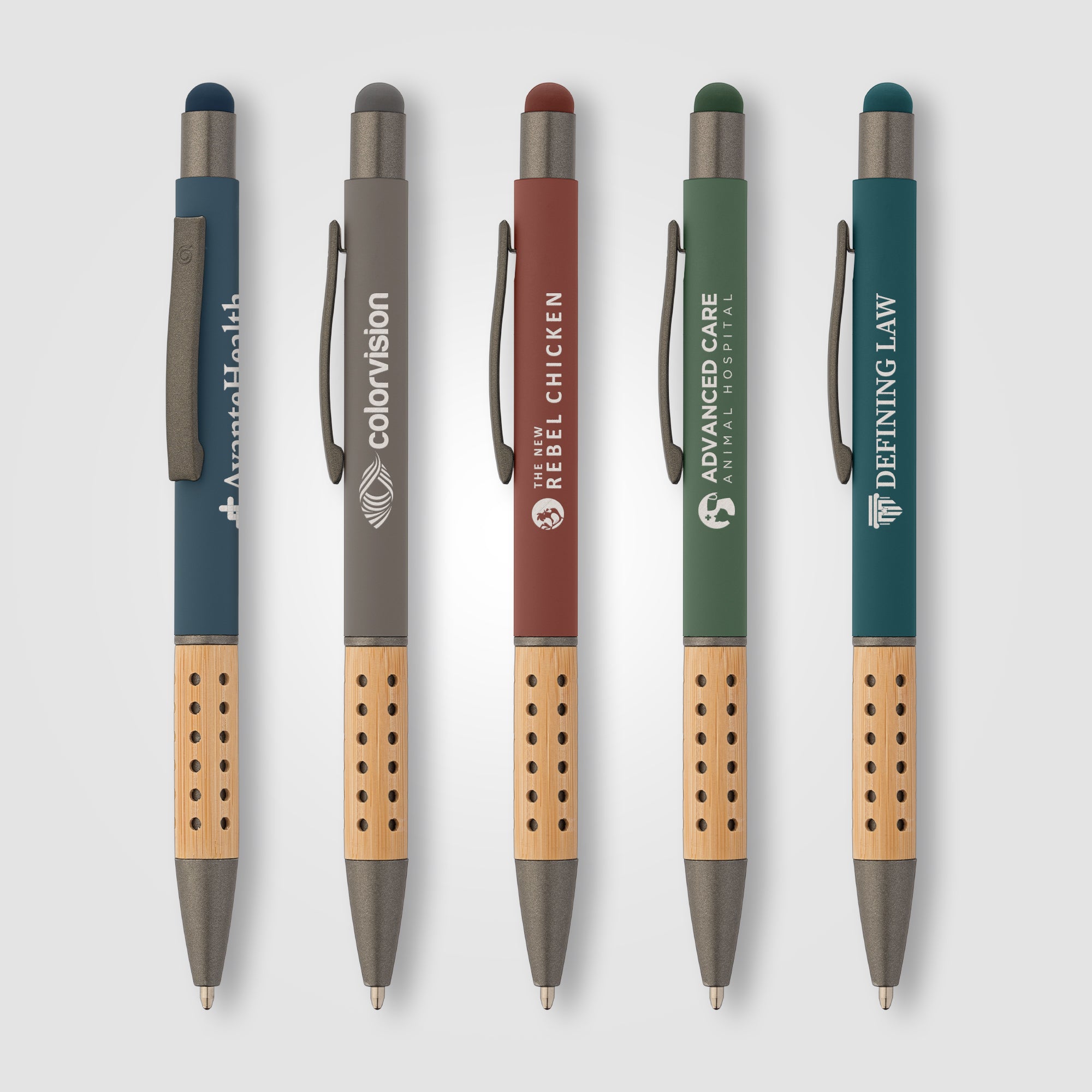 Bowie Bamboo Grip Stylus Pen-zoom-1