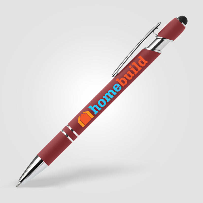 Ellipse Softy Recycled Aluminum Pen w/ Stylus + Anti-Fraud Ink - ColorJet-zoom-