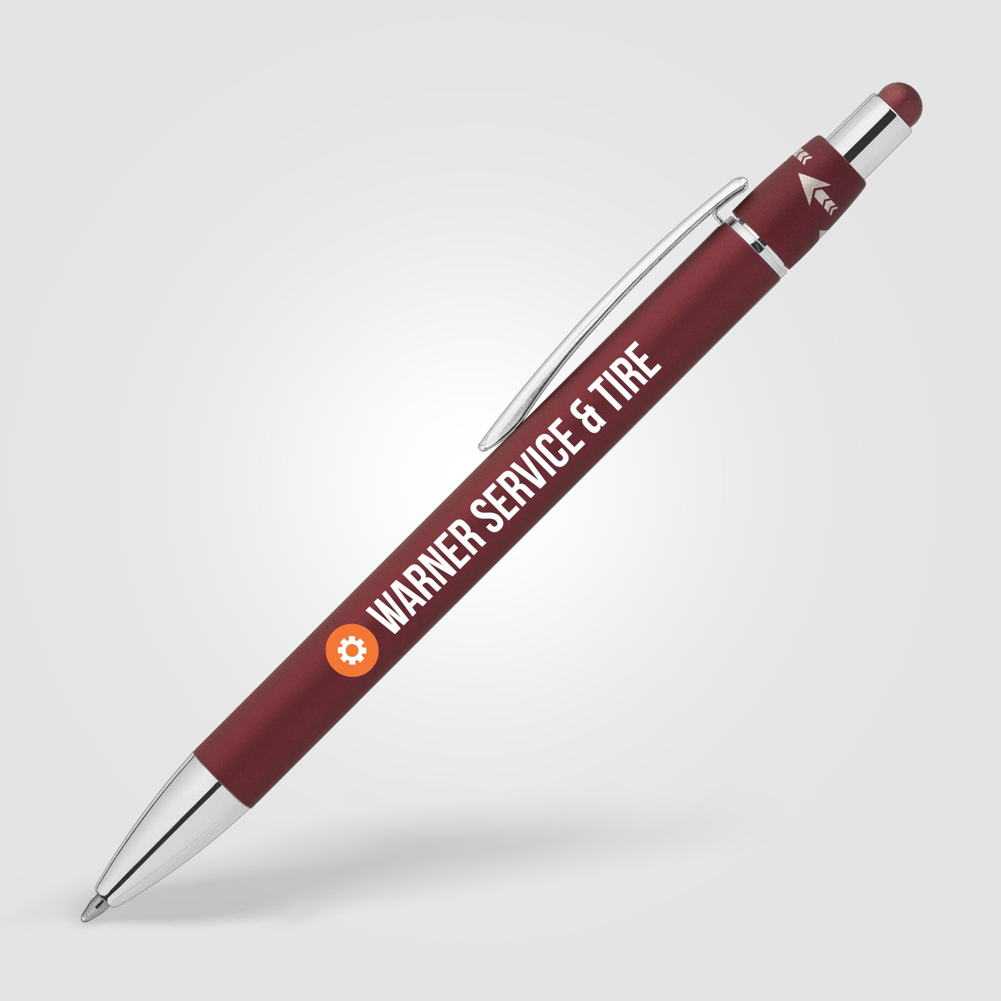 Orbit Spinner Chrome Metal Pen w/ Stylus - ColorJet-2