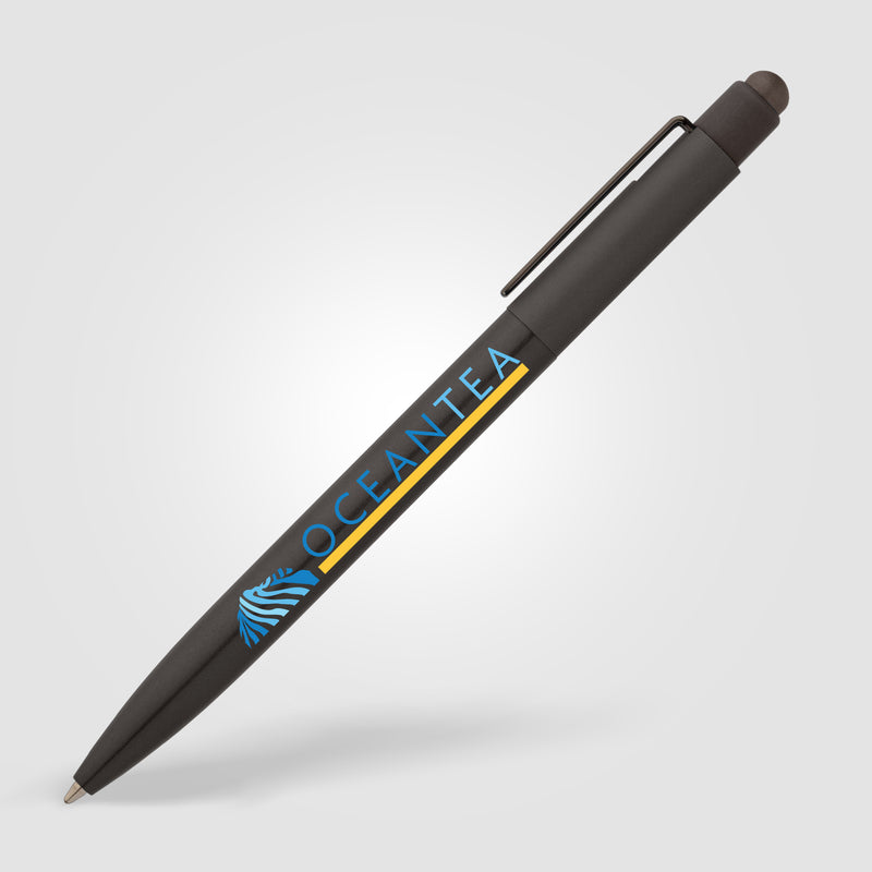 Evo Softy Recycled Aluminium Pen w/ Stylus - ColorJet-zoom-