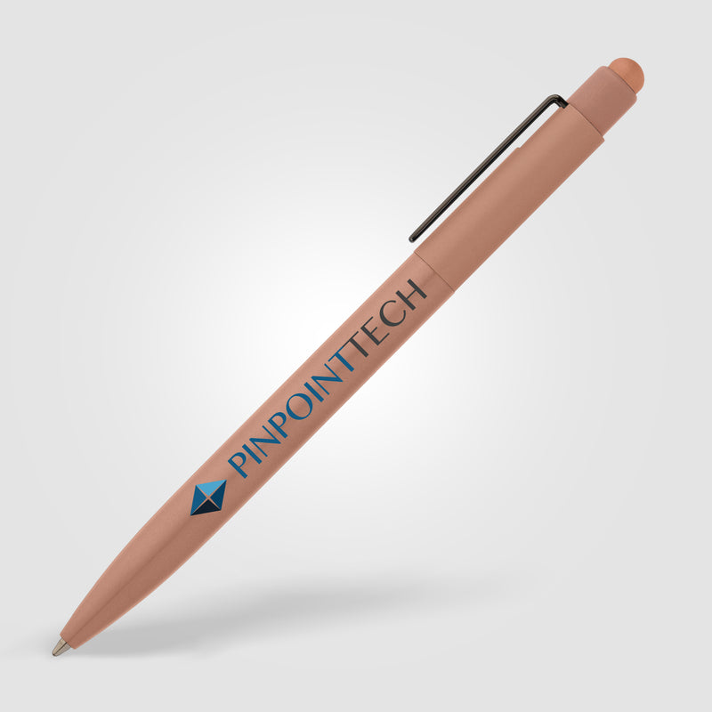 Evo Softy Recycled Aluminium Pen w/ Stylus - ColorJet-zoom-