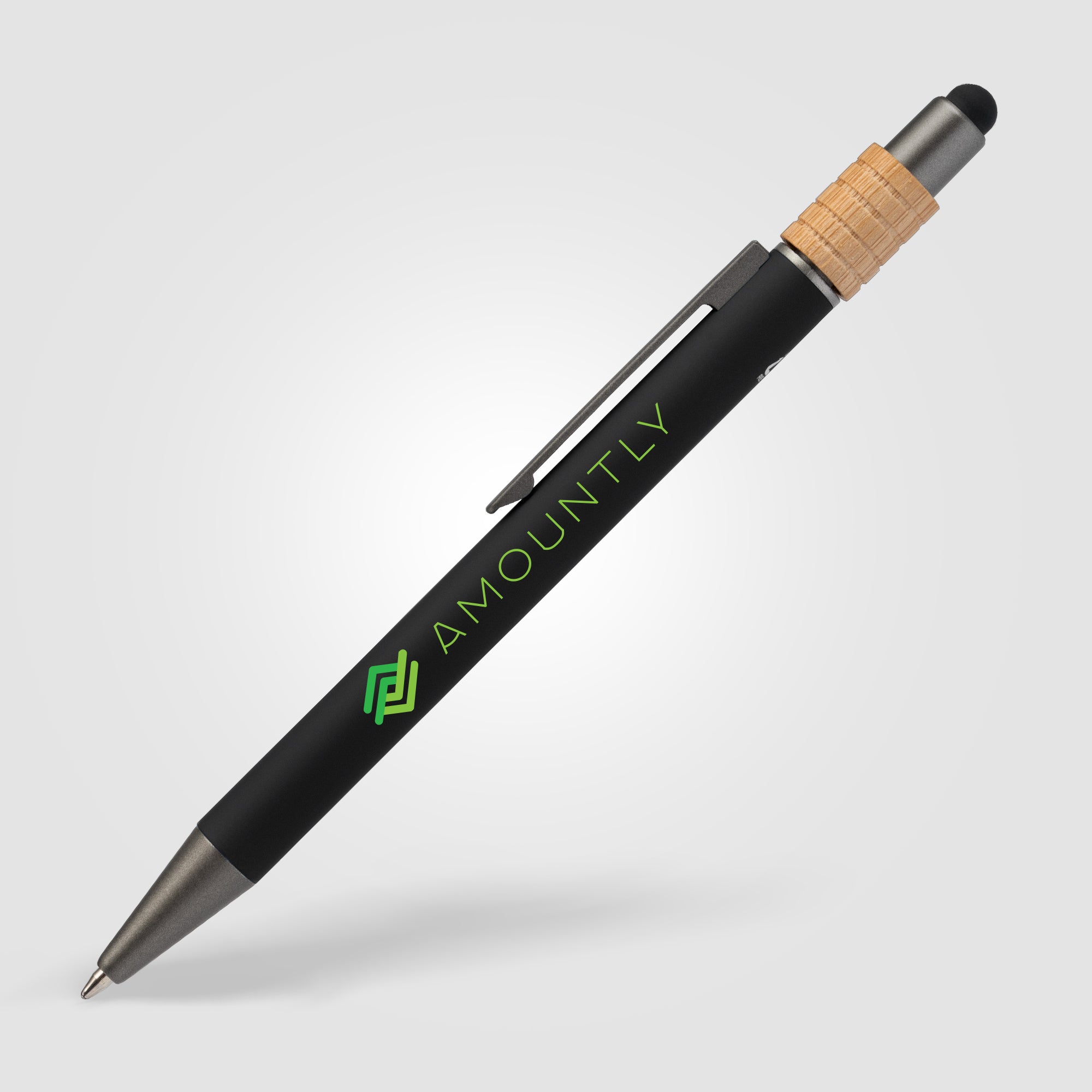 Reborn Spinner Recycled Aluminum Pen w/ Stylus - ColorJet-zoom-2