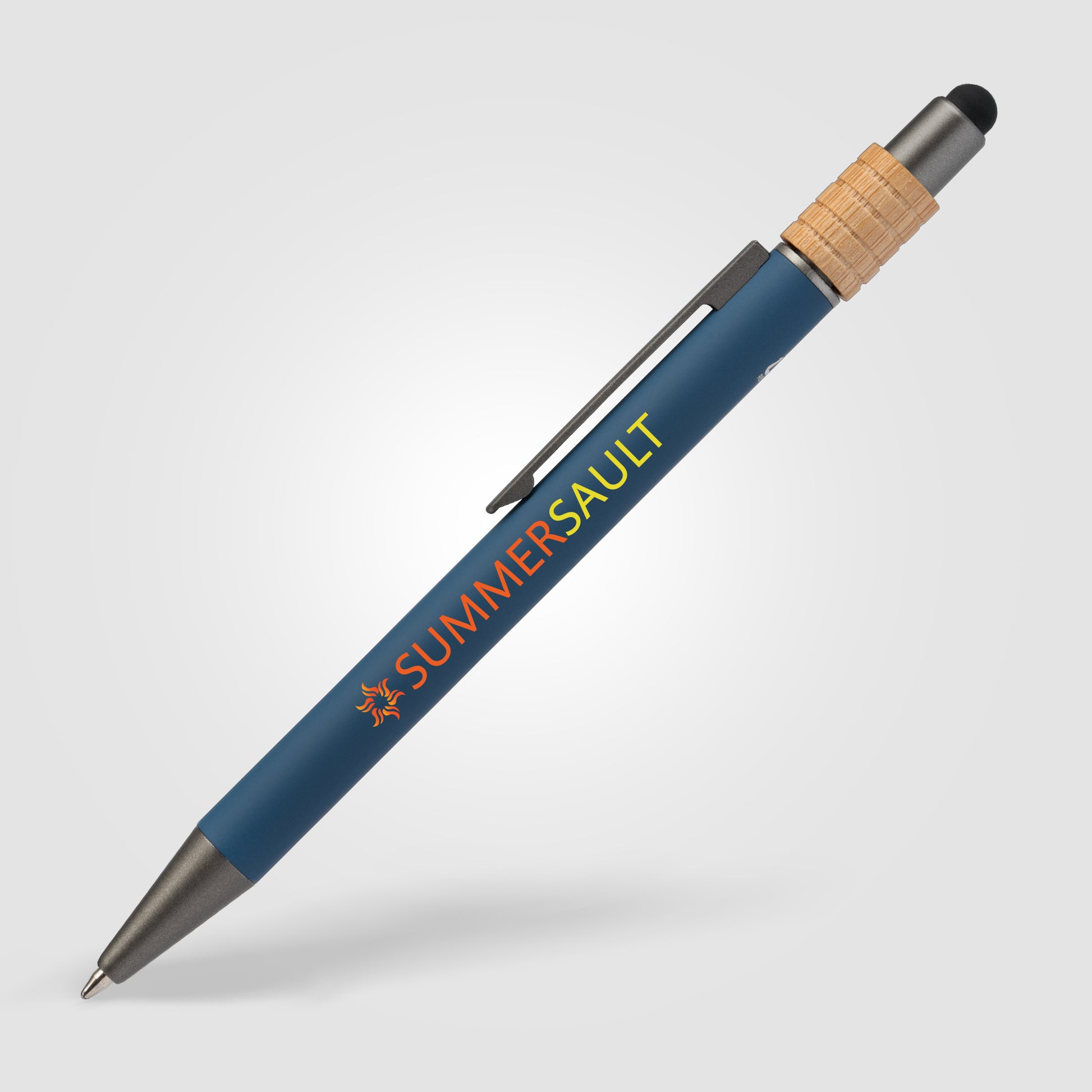 Reborn Spinner Recycled Aluminum Pen w/ Stylus - ColorJet-3