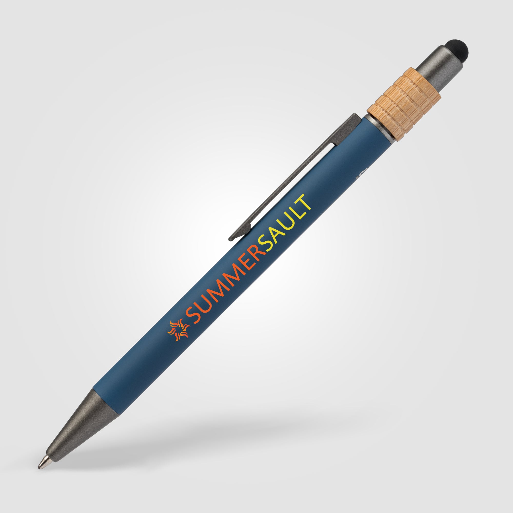 Reborn Spinner Recycled Aluminum Pen w/ Stylus - ColorJet-zoom-3