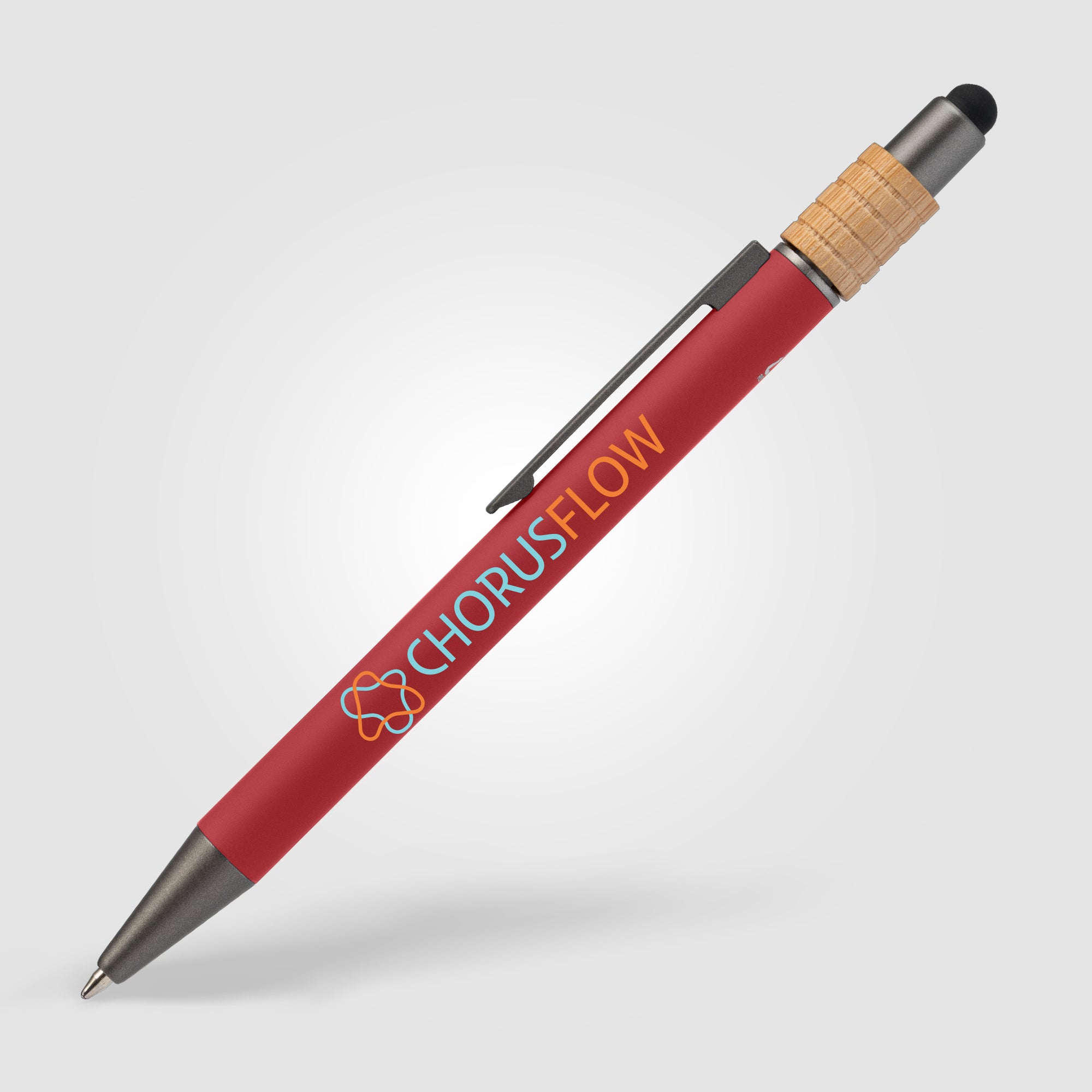 Reborn Spinner Recycled Aluminum Pen w/ Stylus - ColorJet-zoom-4