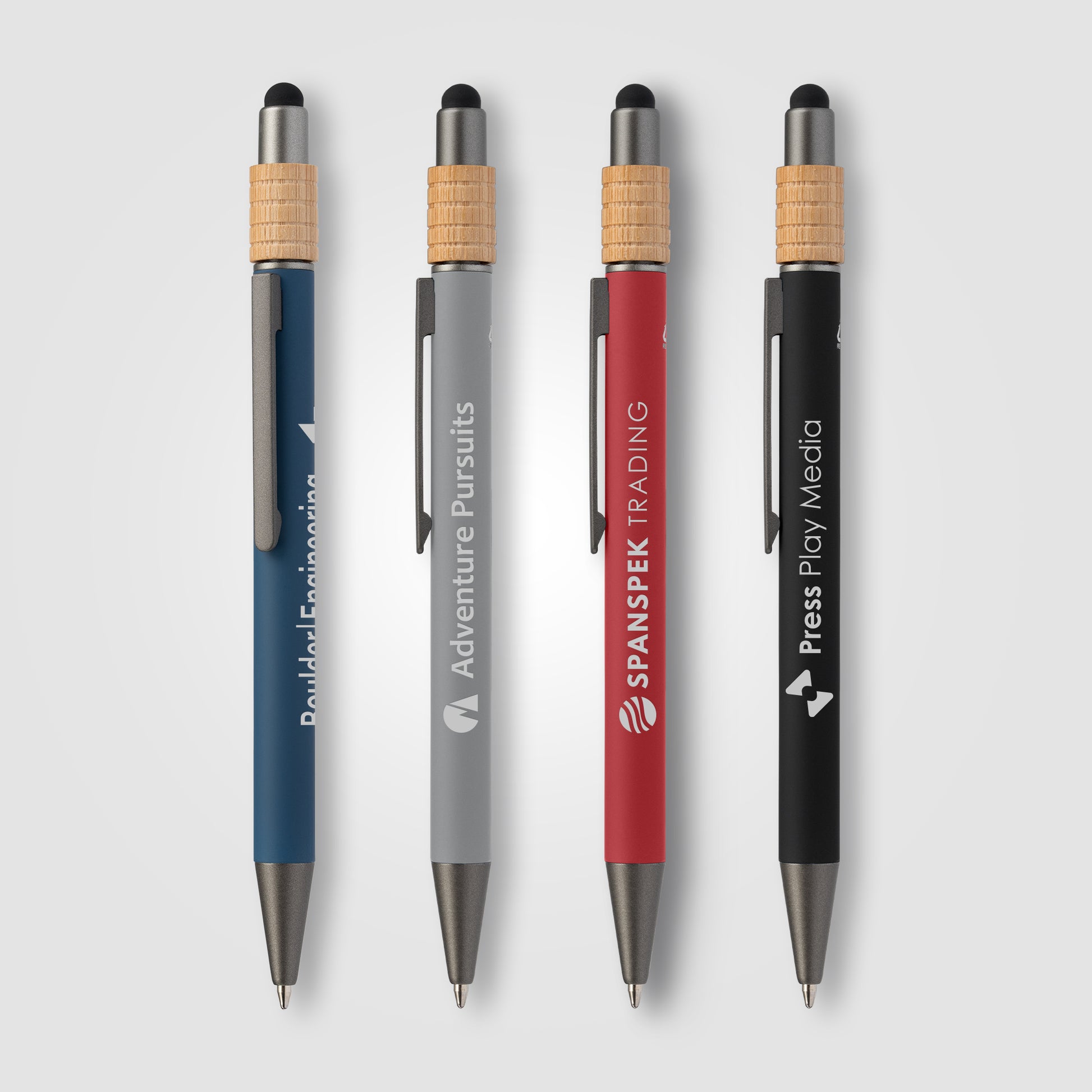 Reborn Spinner Recycled Aluminum Pen w/ Stylus-1