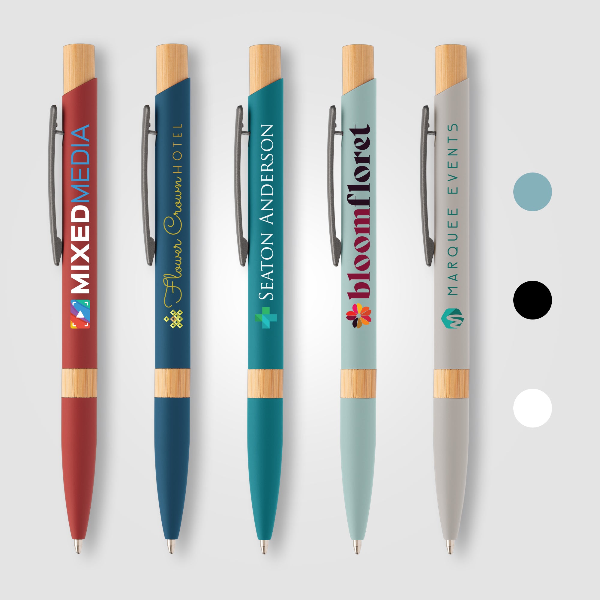 Image of the Reborn Designer Softy Recycled Aluminum Pen - ColorJet promotional product, SKU MZR-C.