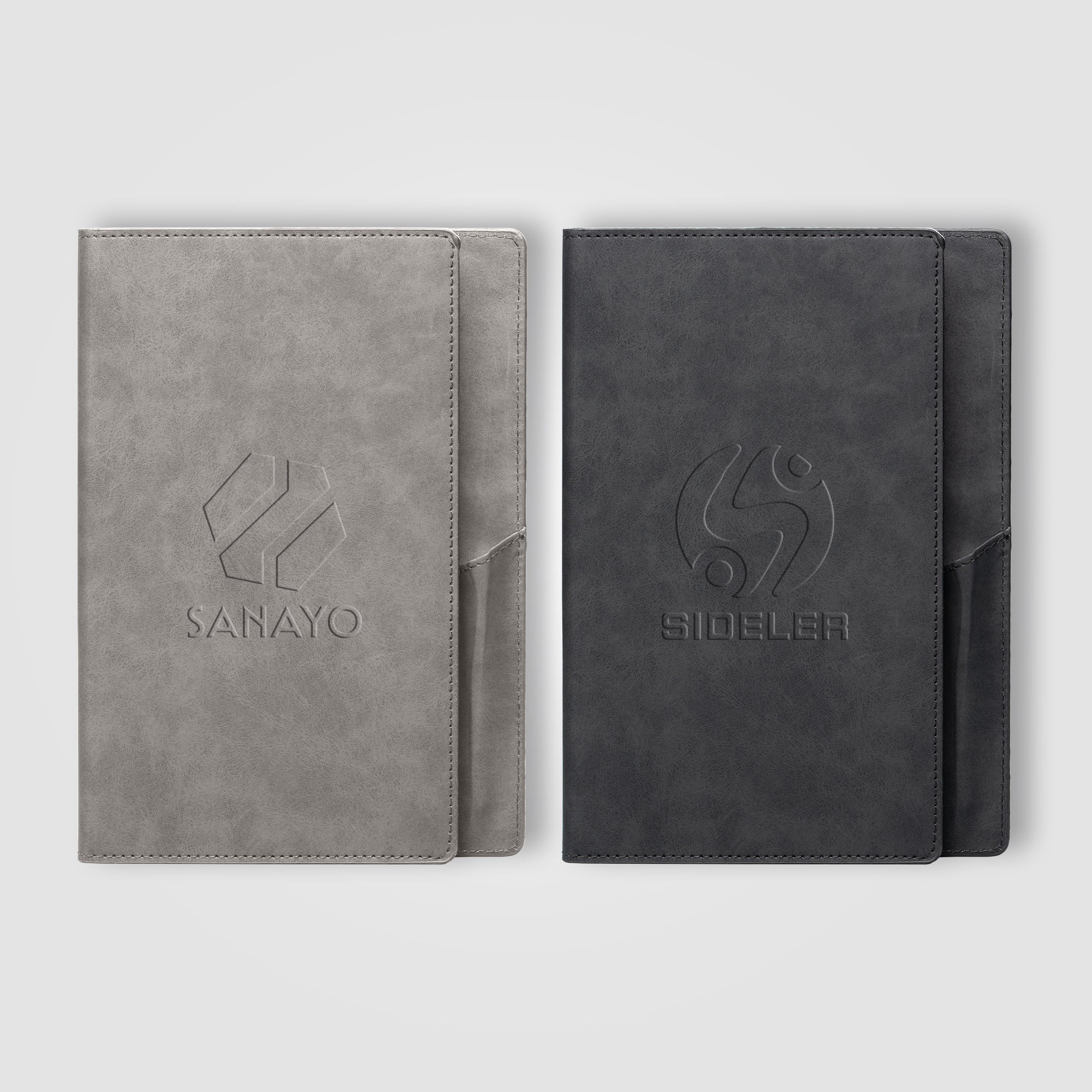 Momento Recycled Plastic Suede Texture Journal - A5 - Deboss
