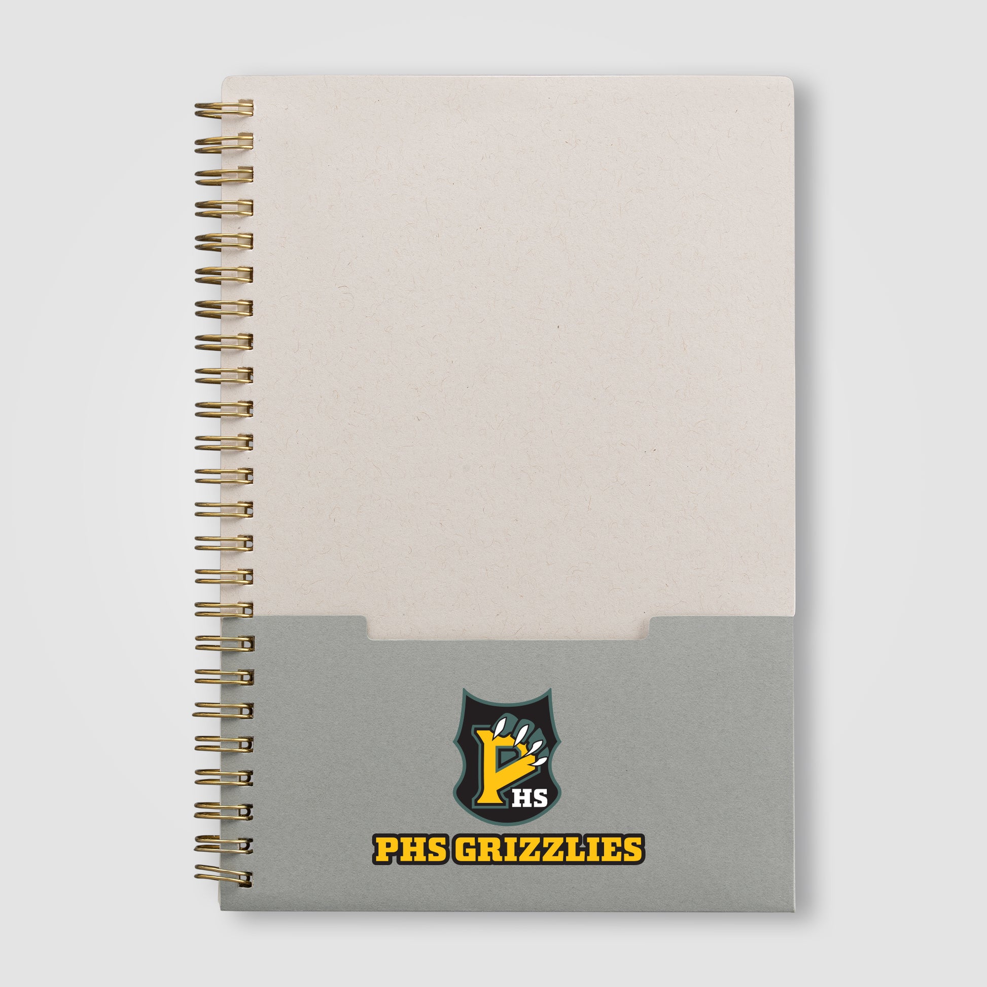 Lino FSC Paper Spiral Binding Vertical Pocket Notebook - A5 - ColorJet-2