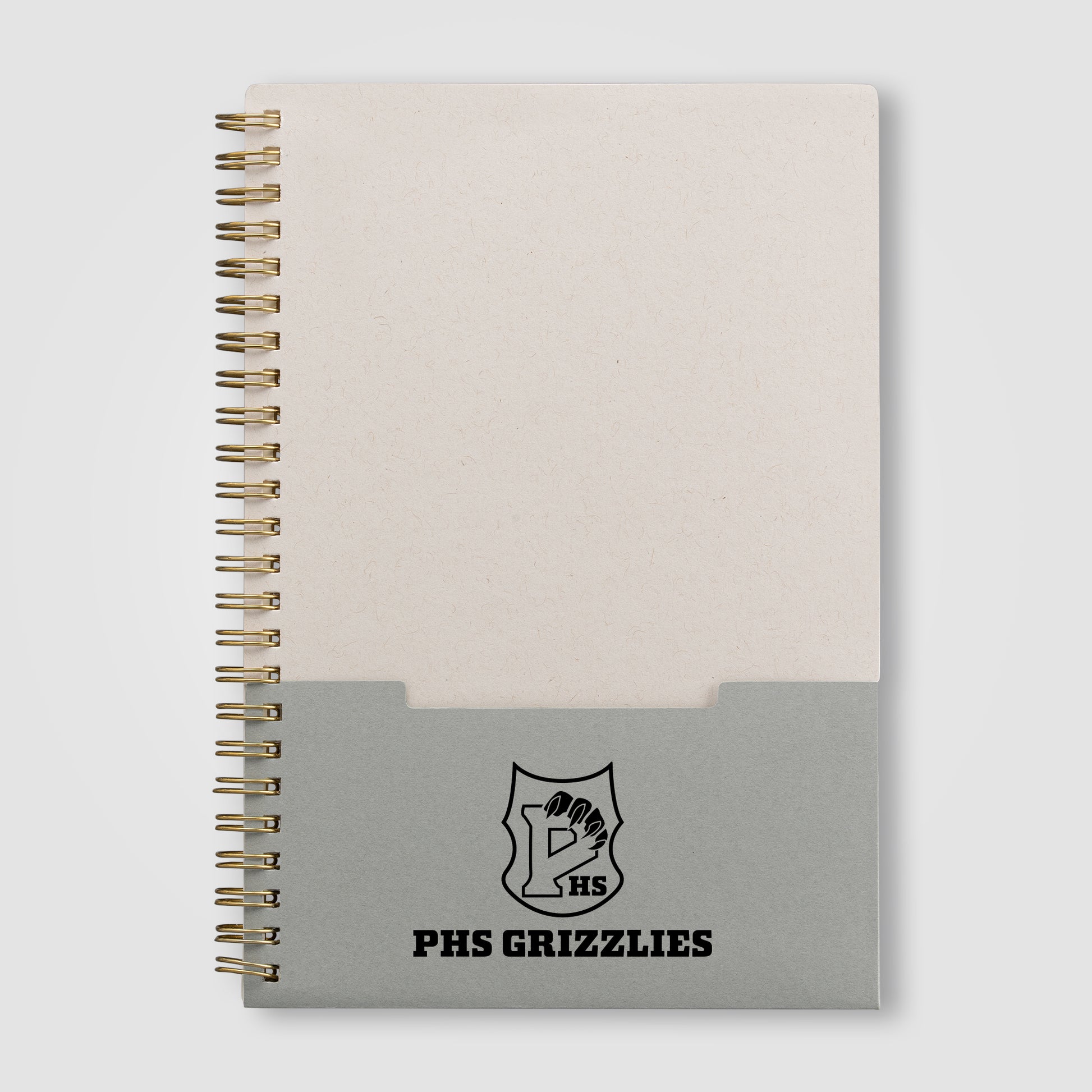 Lino FSC Paper Spiral Binding Vertical Pocket Notebook - A5-2