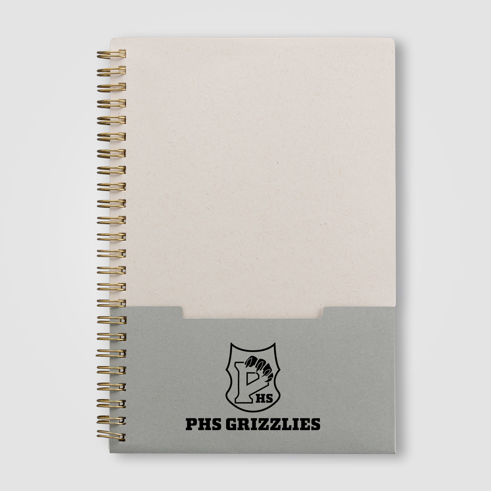 Lino FSC Paper Spiral Binding Vertical Pocket Notebook - A5-zoom-2