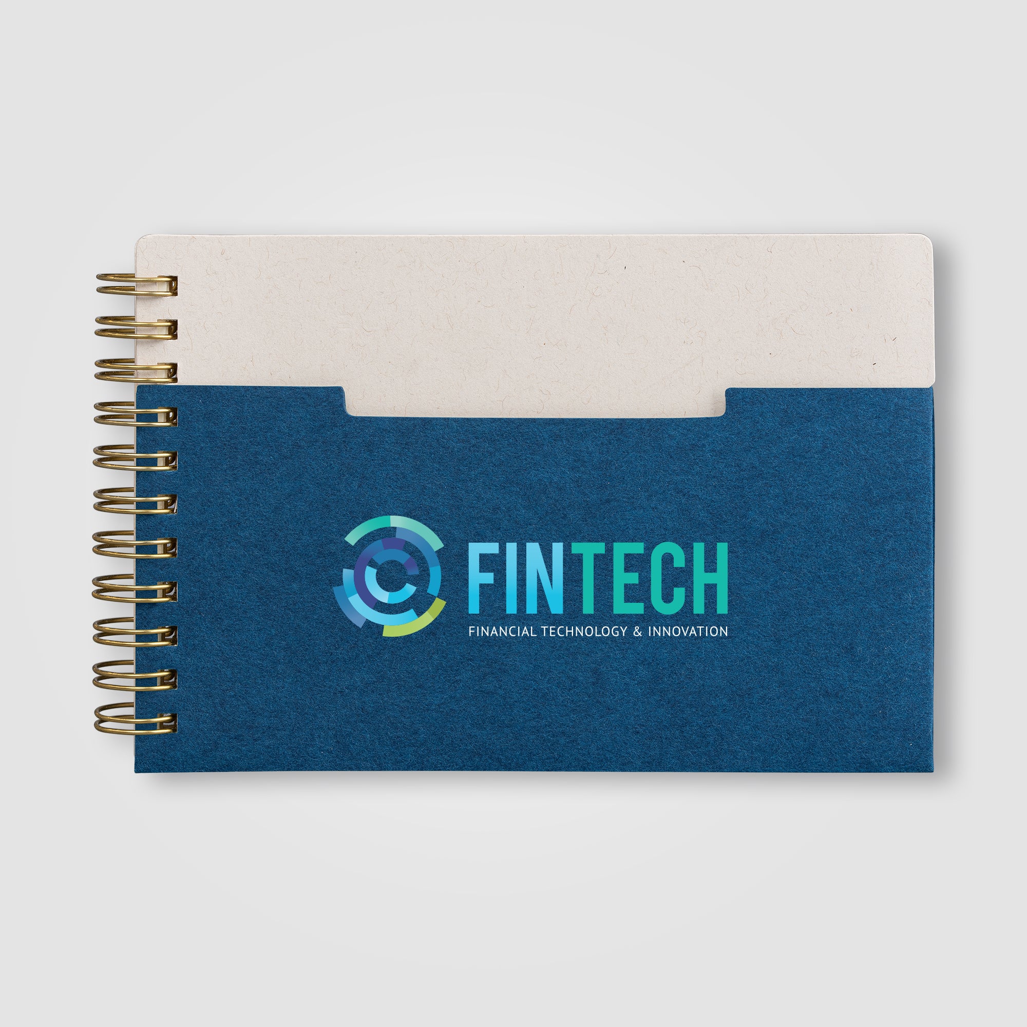 Lino FSC Paper Spiral Binding Horizontal Pocket Notebook - A6 -ColorJet-zoom-4