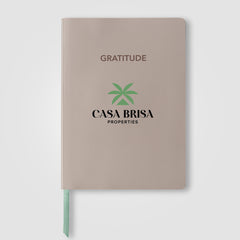 Image of the Gaia FSC Paper Ribbon Marker Gratitude Journal - A5 -ColorJet promotional product, SKU NCL-C.