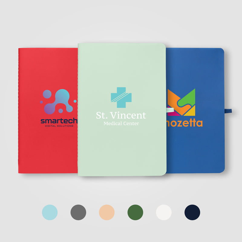 Monolith Stone Paper Soft Touch Lined Journal - A5 - ColorJet-zoom-