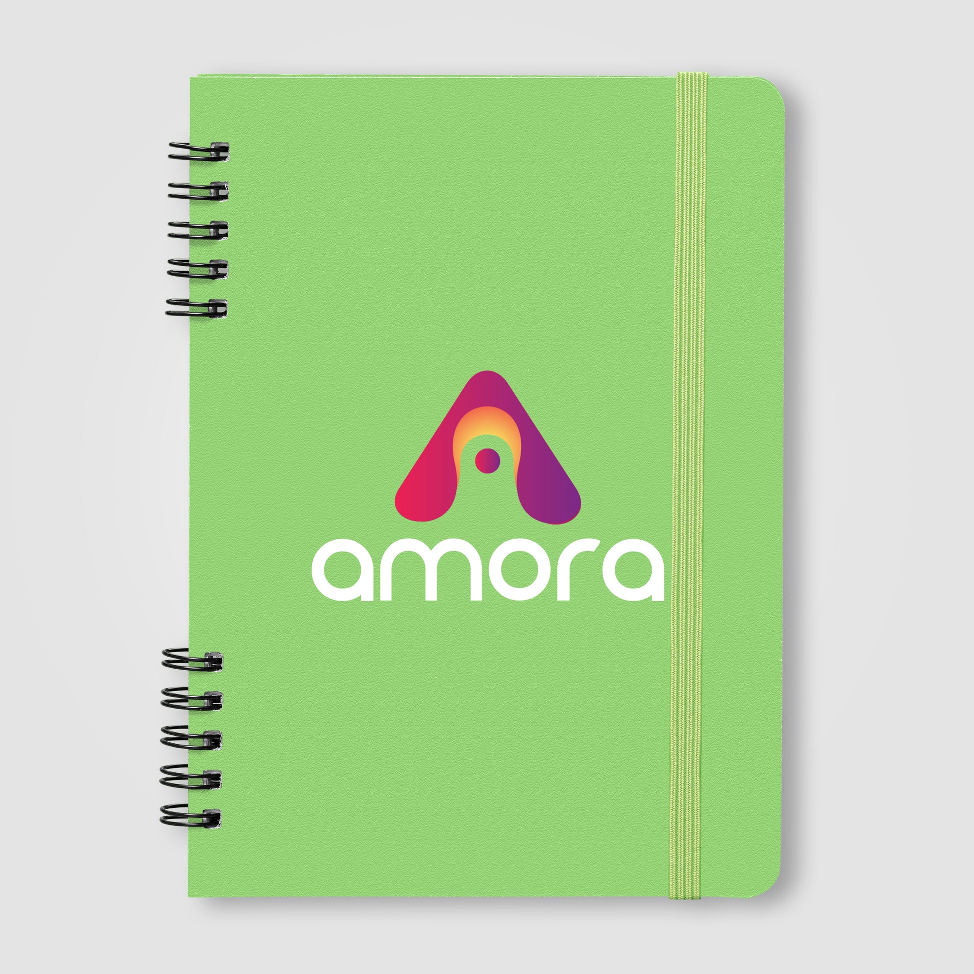 Jora Recycled Leather Spiral Bound Notebook - A5 - ColorJet-2