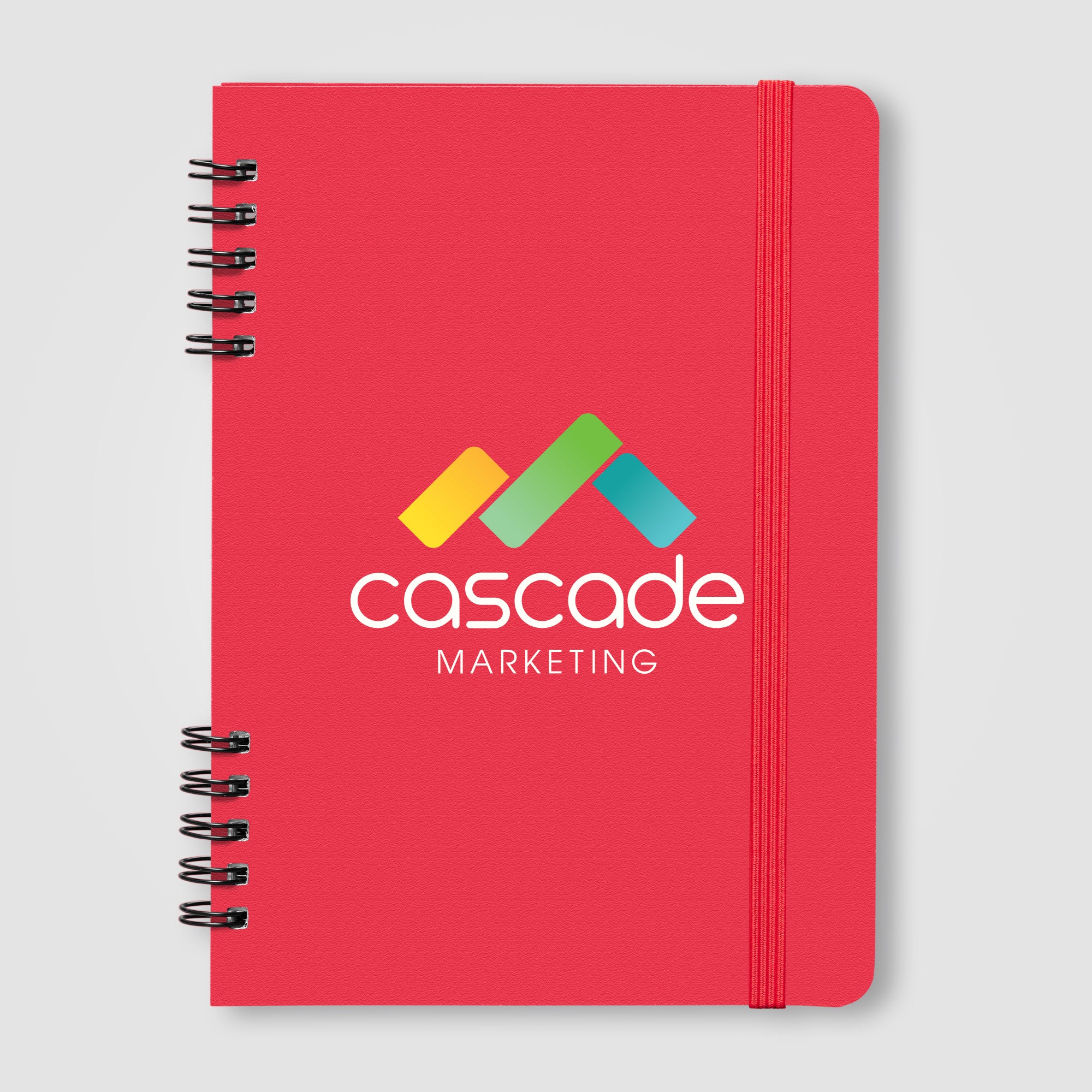 Jora Recycled Leather Spiral Bound Notebook - A5 - ColorJet-zoom-5