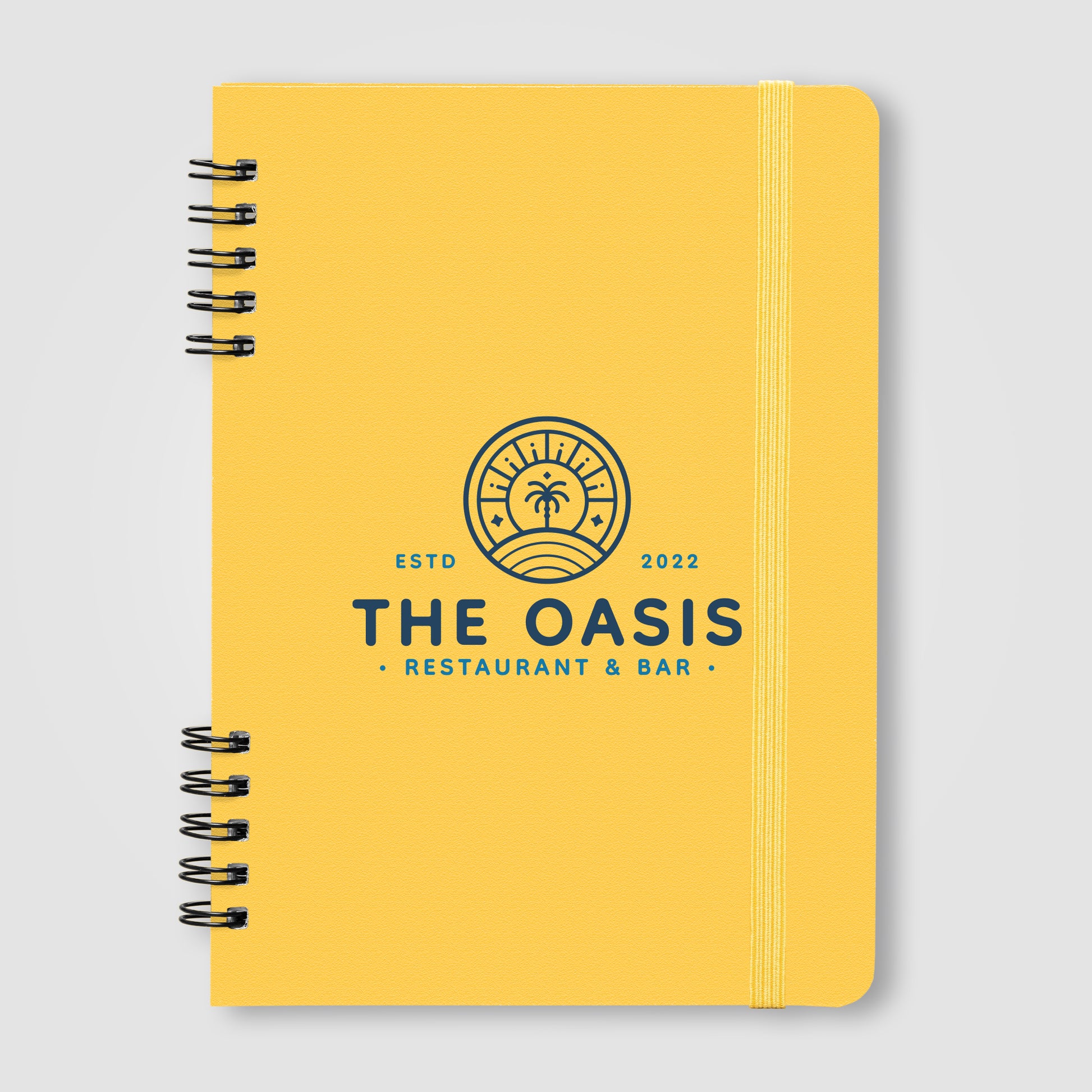 Jora Recycled Leather Spiral Bound Notebook - A5 - ColorJet-7